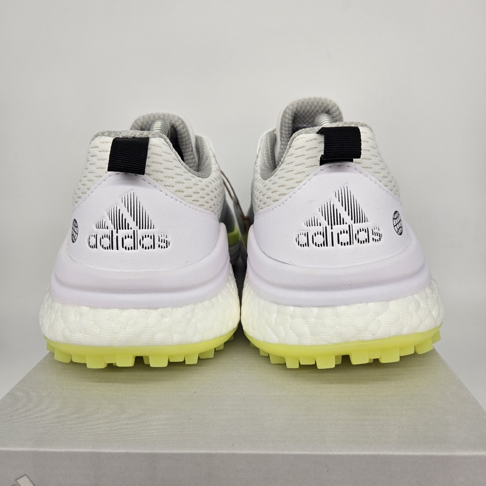 New adidas Solarmotion 'White Pulse Lime' Men's Spikeless Golf Shoes Size 10.5 - Picture 4 of 8